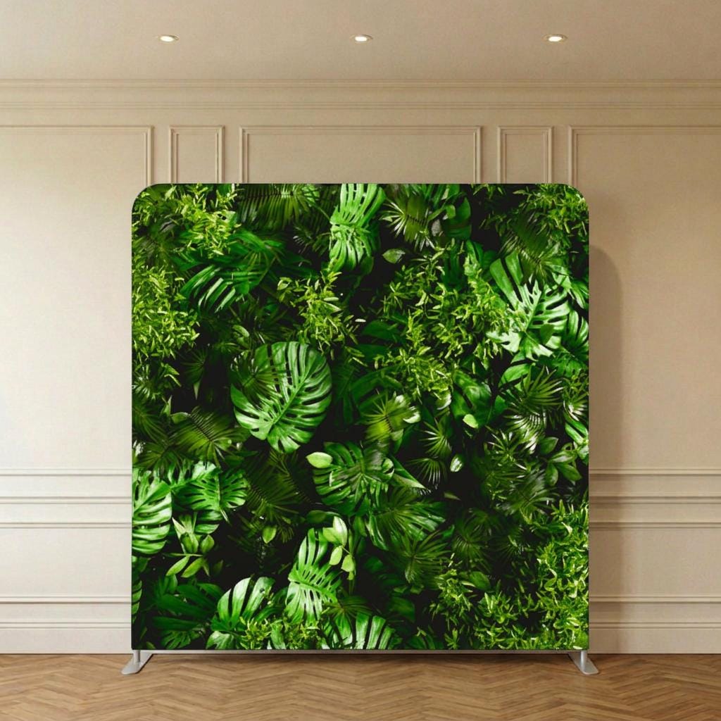 Photo backdrop 244x244 cm, rustic and floral, Image 2 of 9