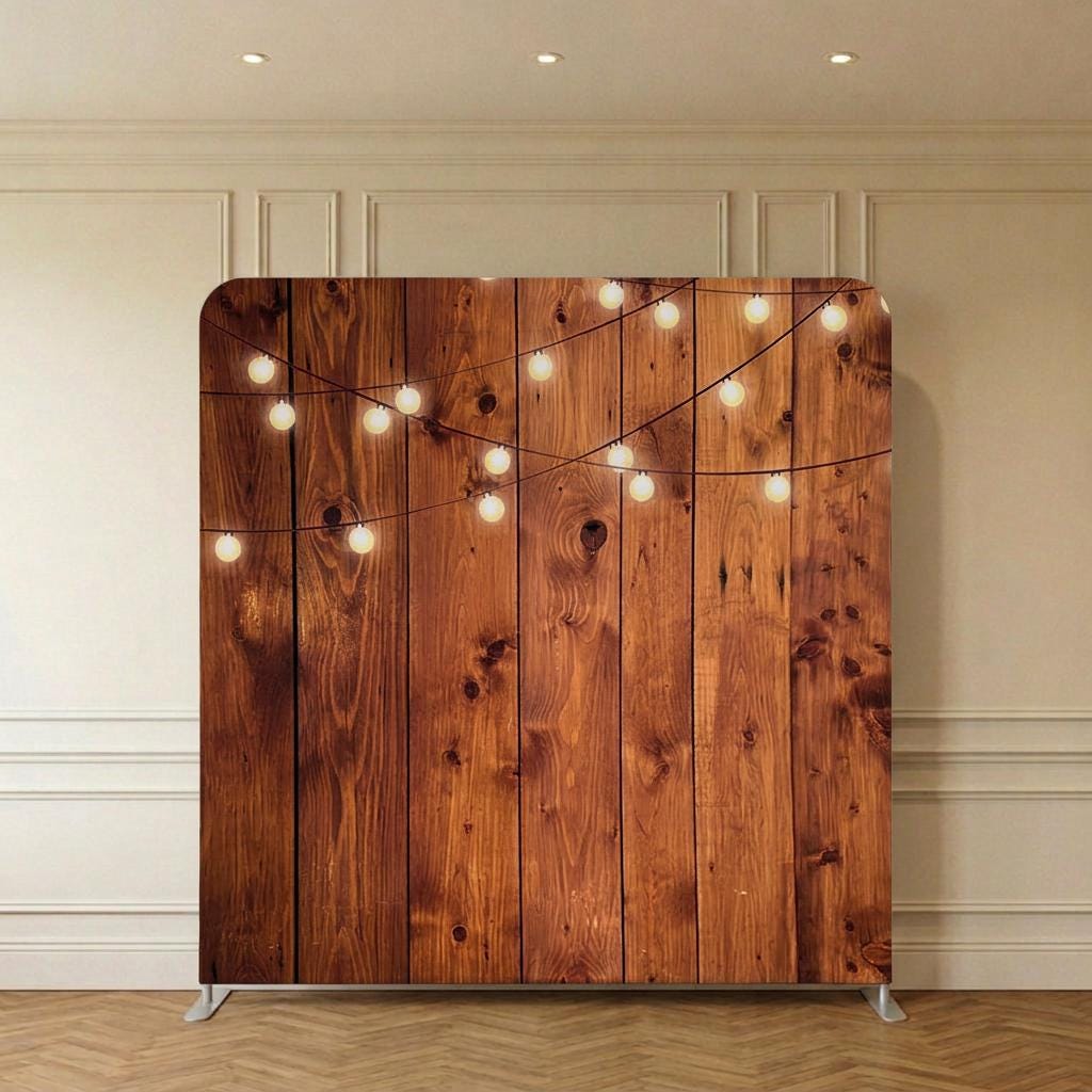 Photo backdrop 244x244 cm, rustic and floral, Image 4 of 9