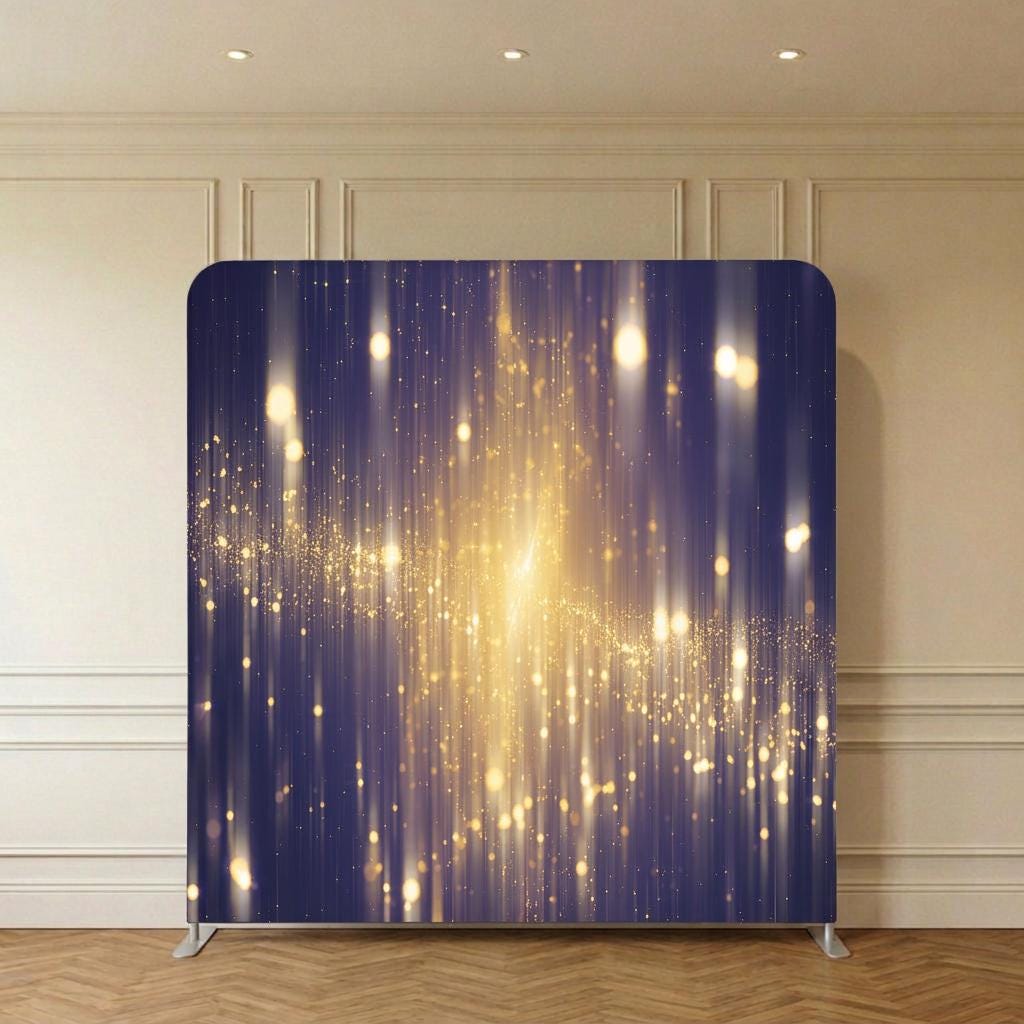Photo backdrop 244x244 cm, silver glitter, Image 6 of 9