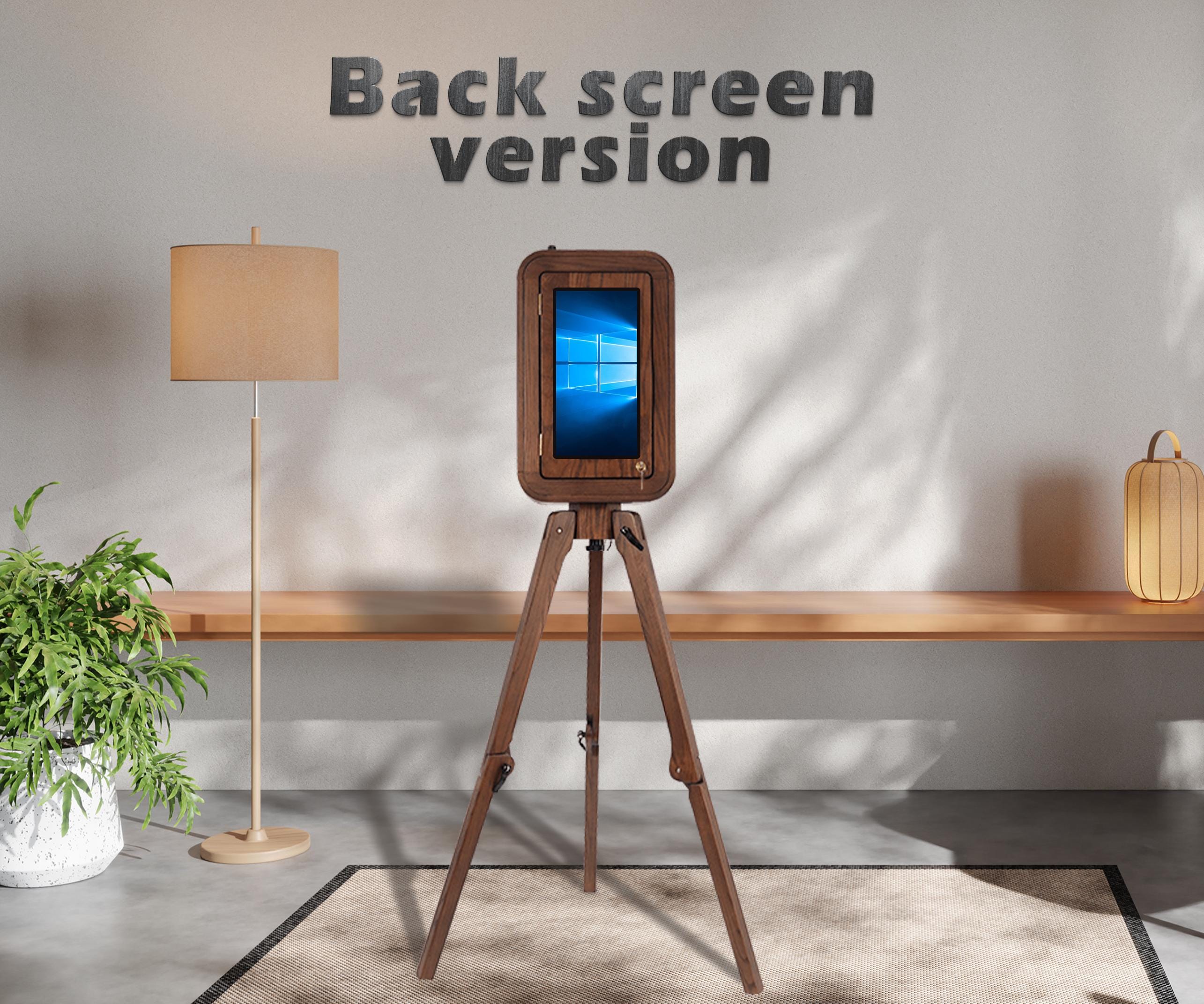 iPad photo booth in red oak, with ring light, Image 9 of 10