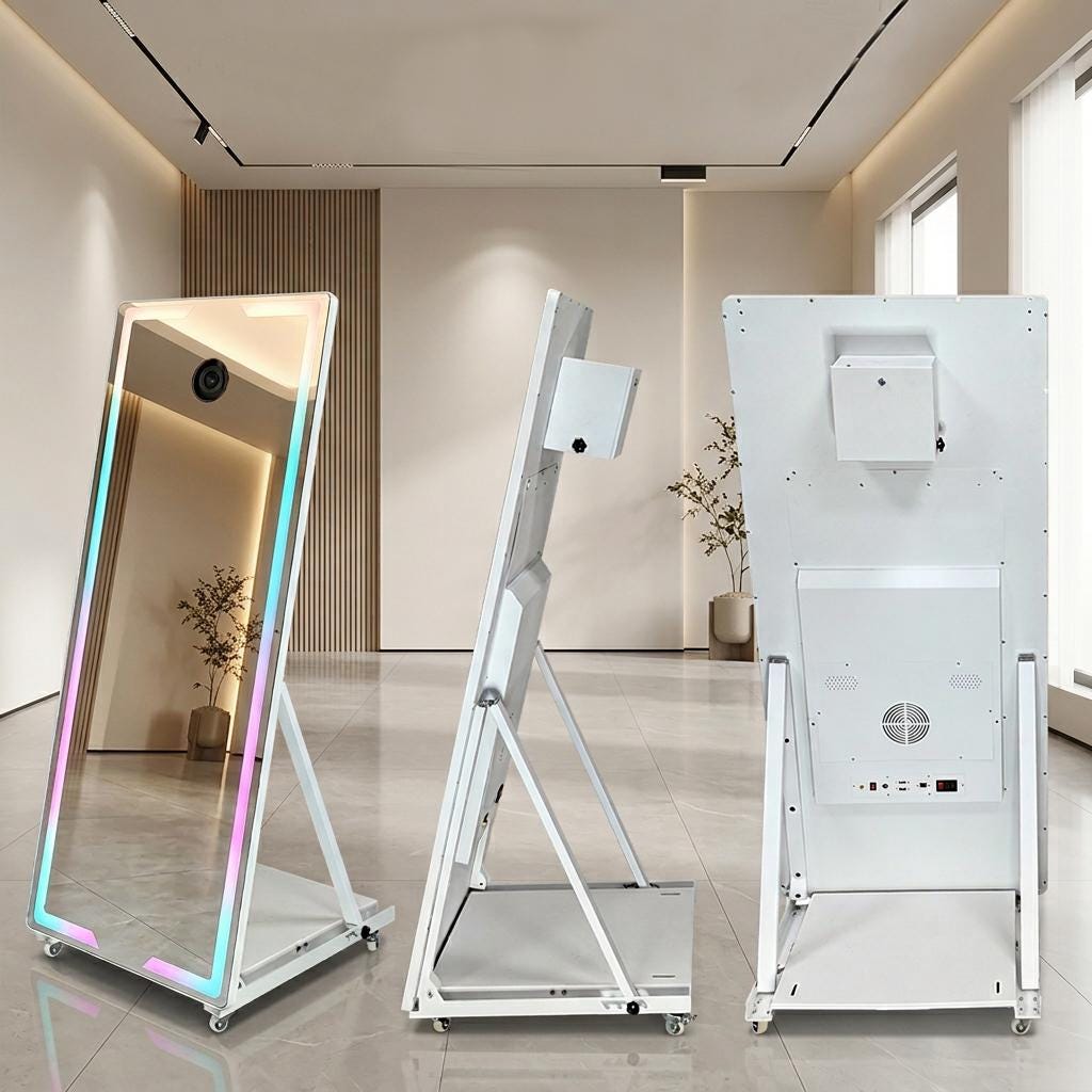 Magic Mirror photo booth, 40 or 65 inch, with touchscreen, Image 6 of 8