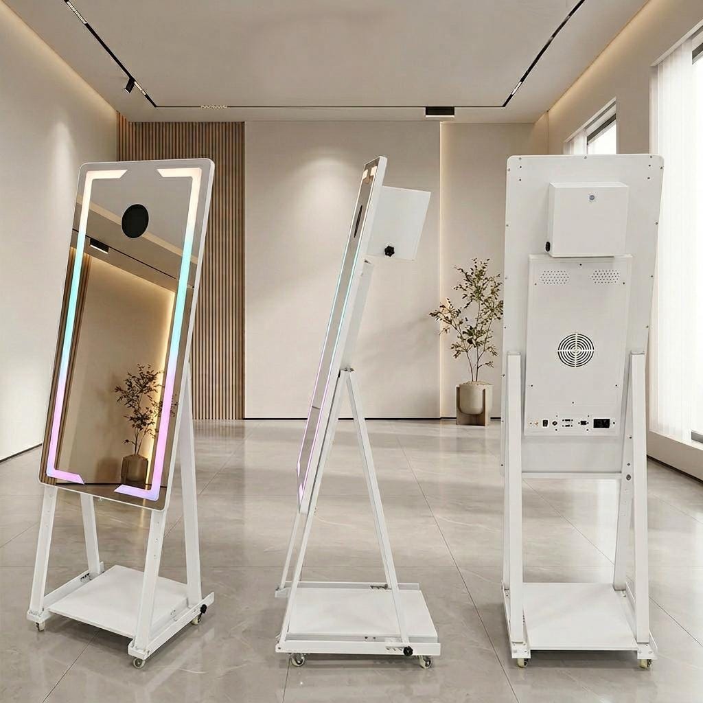 Magic Mirror photo booth, 40 or 65 inch, with touchscreen, Image 7 of 8