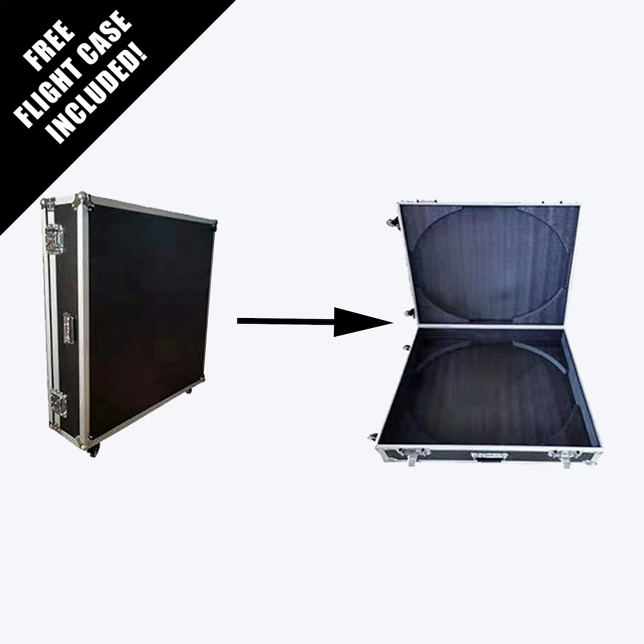 Automatic 360 photo booth with ring light and flight case, Image 8 of 8